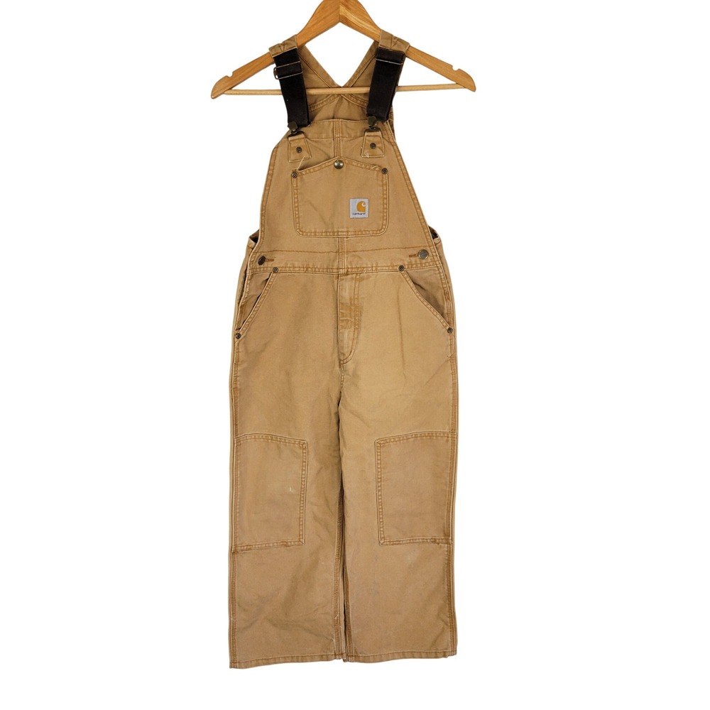 Carhartt Overalls Boys Size 8 100% Cotton